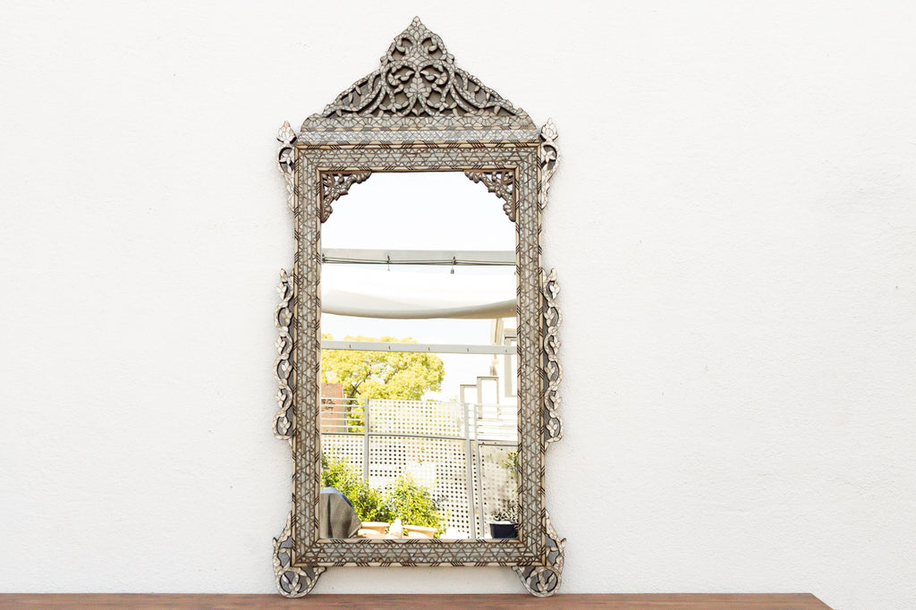 Exquisite Damascus Mother of Pearl Inlay Mirror