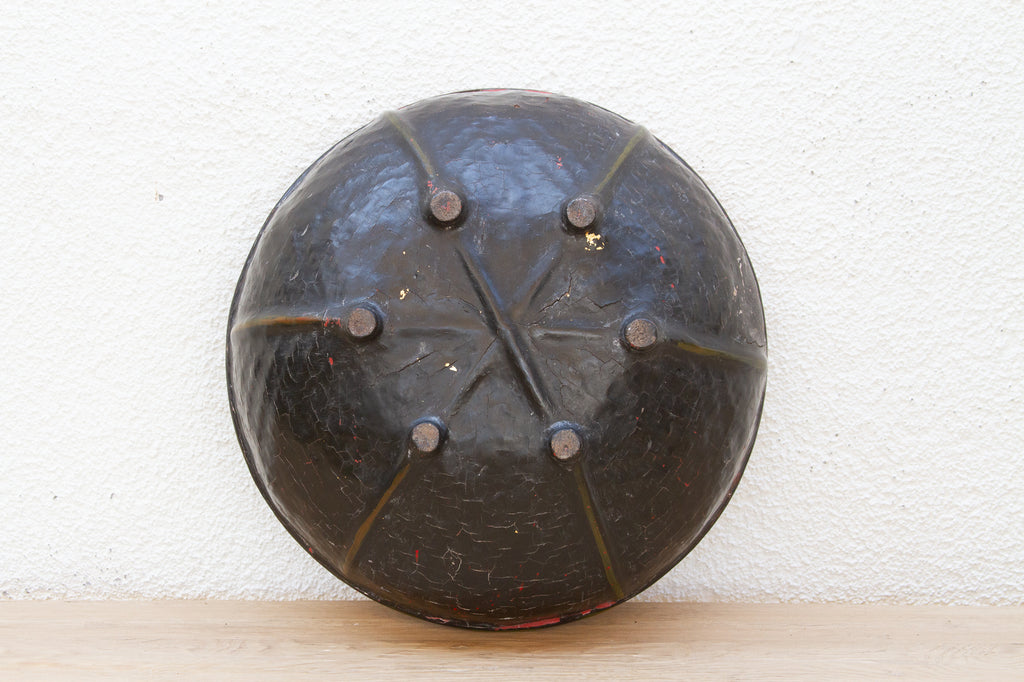 A Finely Woven Black & Red Burmese Basket