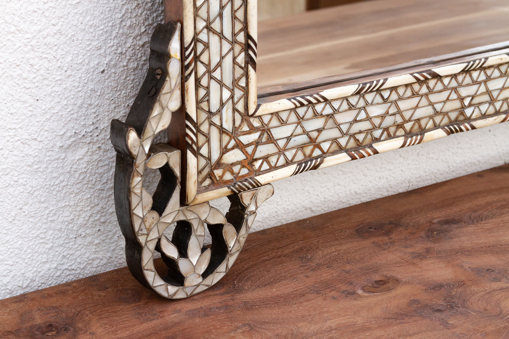Exquisite Damascus Mother of Pearl Inlay Mirror