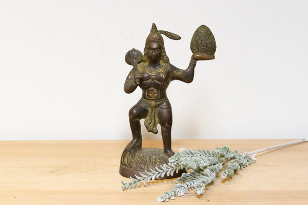 Antique Bronze Indian Hanuman Statue (Trade)
