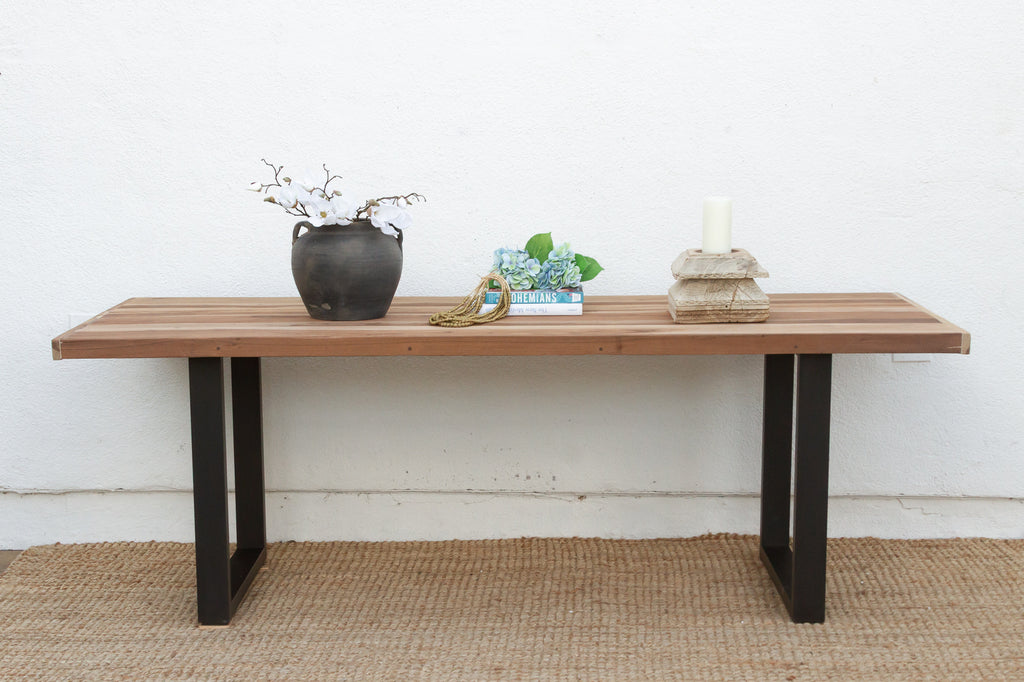 Rustic Modern Reclaimed Wood Dining Table