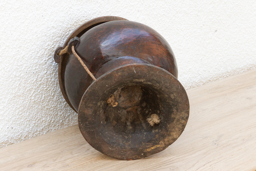 Antique Wooden Ceremonial Philippine Pot