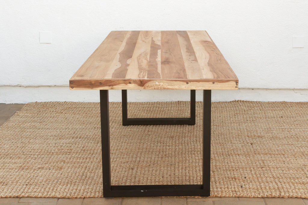 Rustic Modern Reclaimed Wood Dining Table