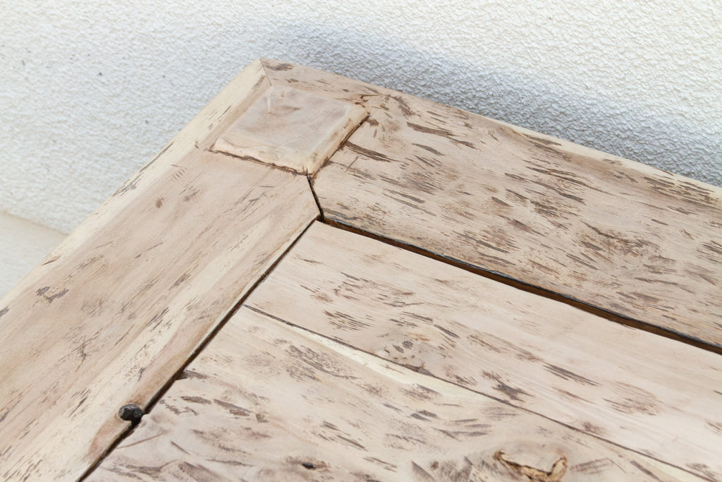Bleached Teak Coastal Rustic Coffee Table (Trade)