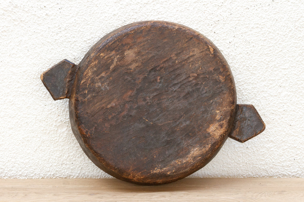 Vintage Rustic Kashmiri Wooden Bowl