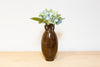 Slim Brown Faux Wood Japanese Vase