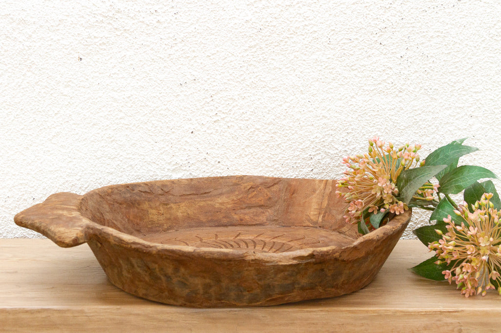 Large 20th Century Swat Valley Rustic Bowl (Trade)
