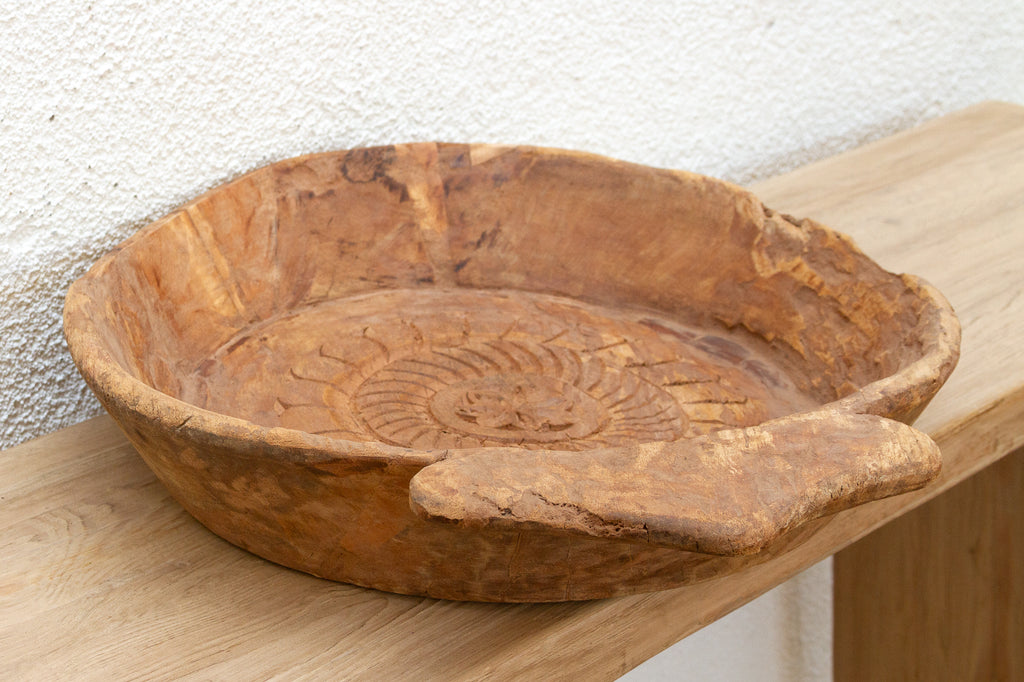 Large 20th Century Swat Valley Rustic Bowl (Trade)