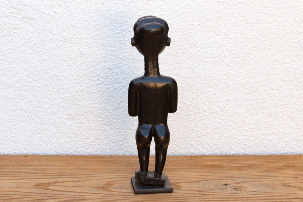 Dark Patinated African Baule Female Figure