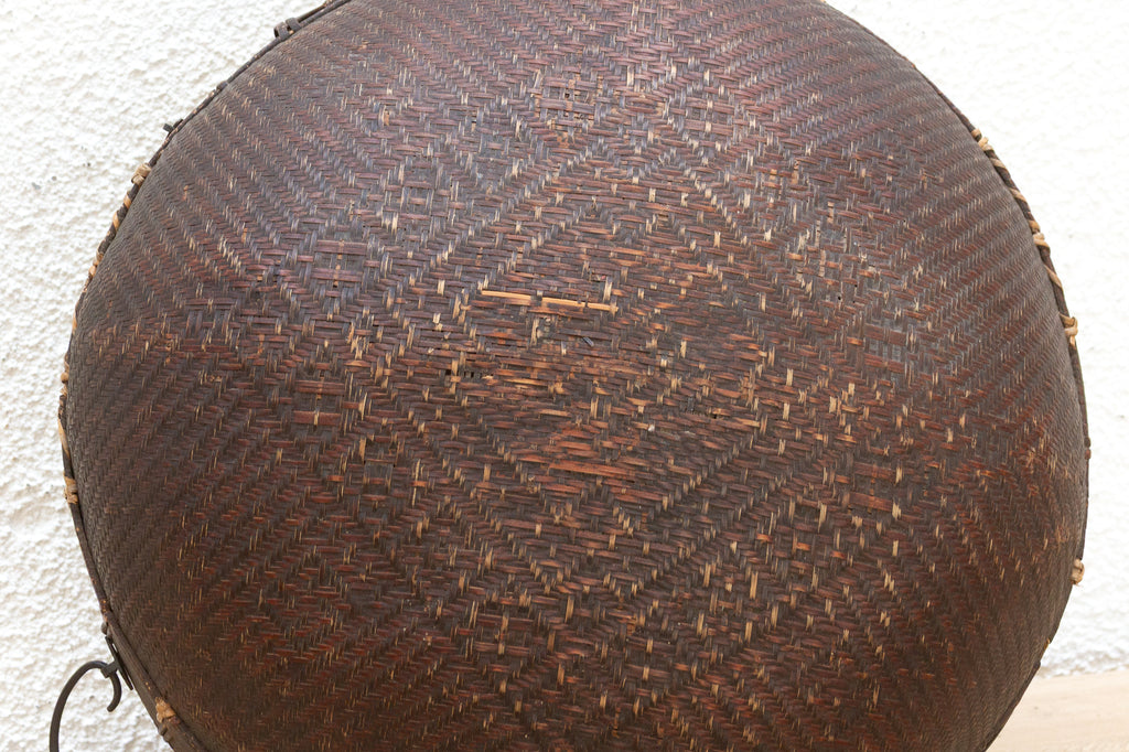 Rare 19th Century Woven Wedding Basket