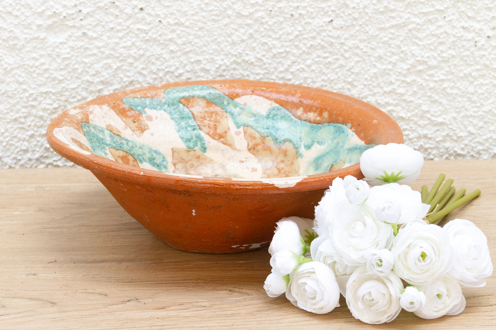 Vintage Hungarian Folk Art Bowl (Trade)