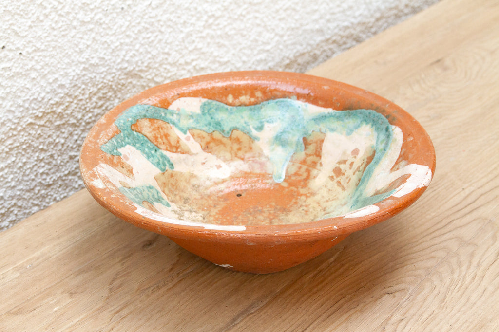 Vintage Hungarian Folk Art Bowl (Trade)