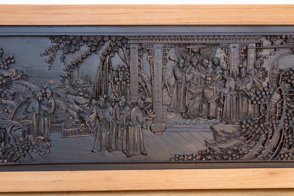 Vintage Chinese Courtyard Wall Carving (Trade)