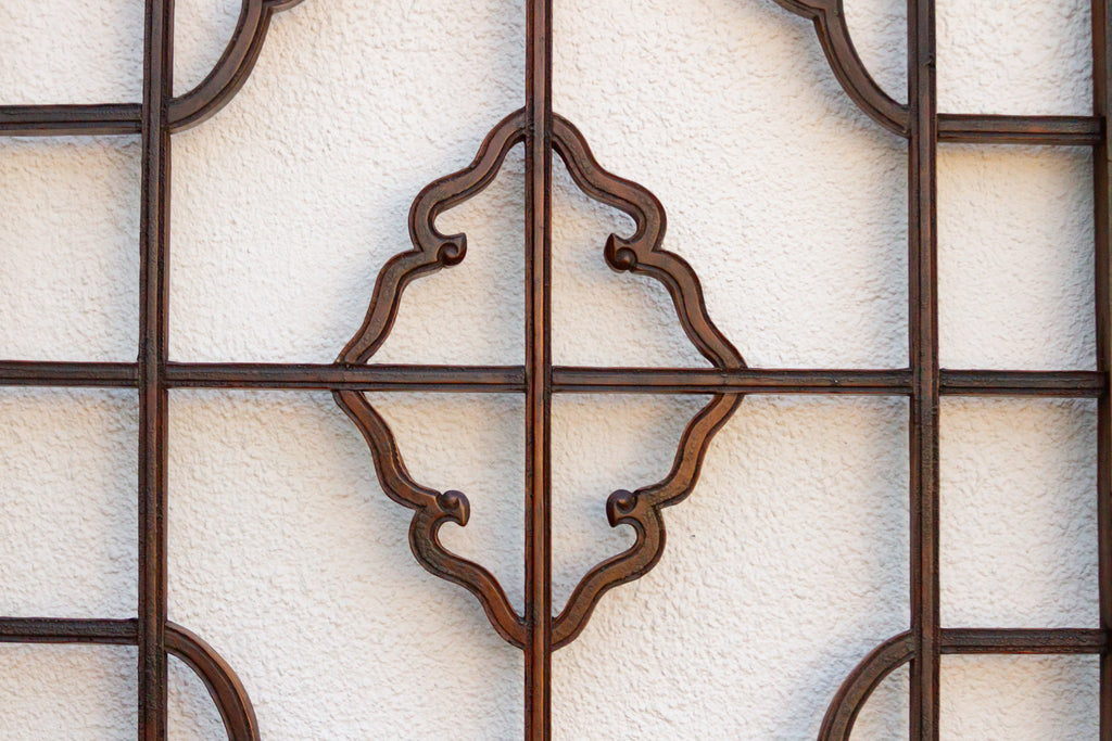 Set of 2, 19th Century Cloud Medallion Windows