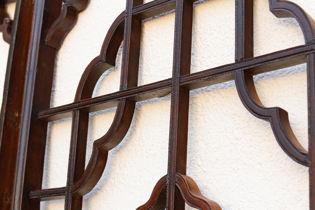 Set of 2, 19th Century Cloud Medallion Windows
