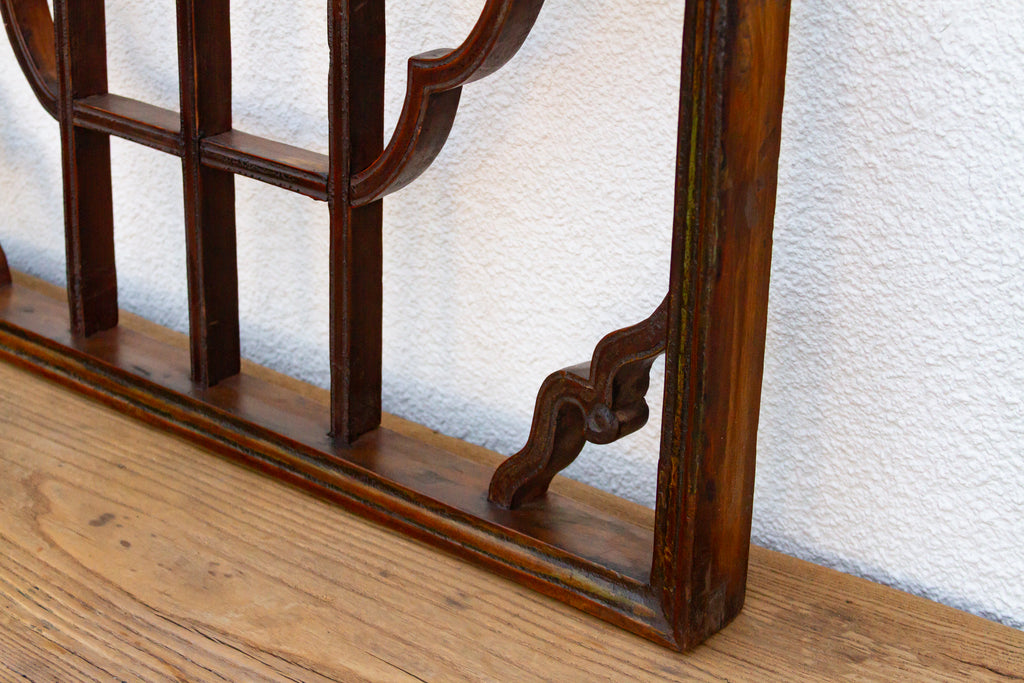 Set of 2, 19th Century Cloud Medallion Windows