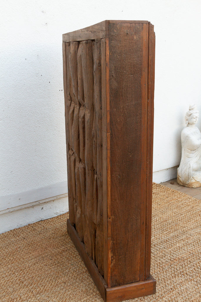 19th Century Carved Medallion Slim Cabinet (Trade)