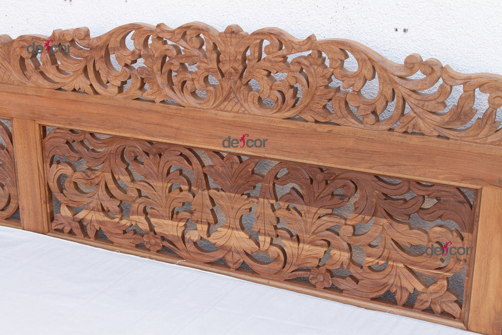 Finely Carved Bali Lounge Daybed Sofa (Trade)