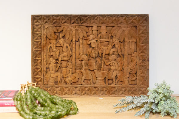 Finely Carved Vintage African Wall Art