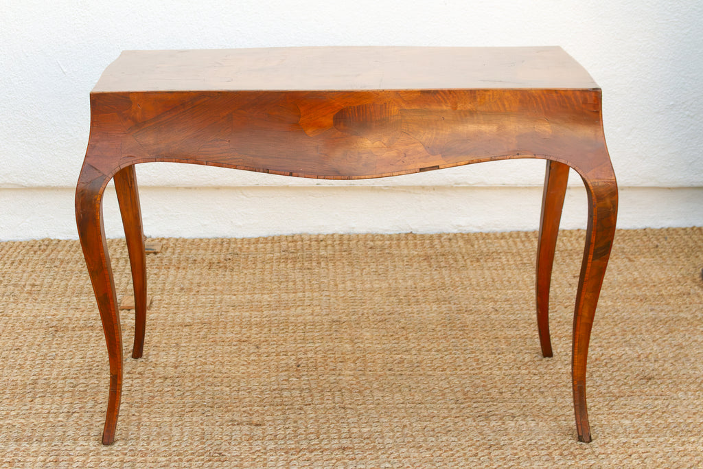 Mid-Century 20th Italian Walnut Marquetry Writing Table (Trade)