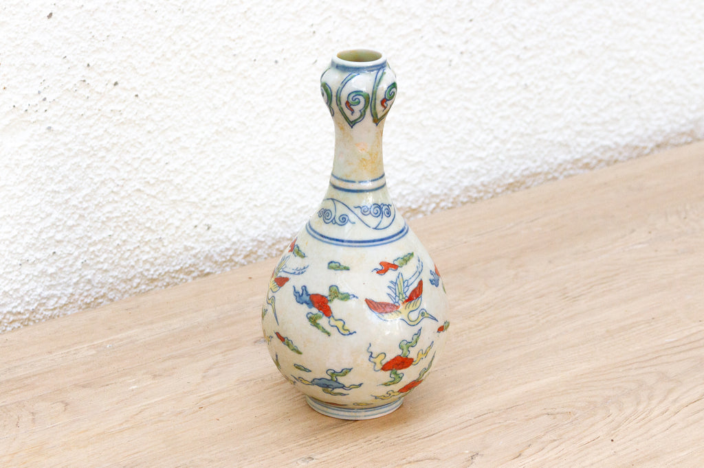 Antique Hand Painted Whimsical Folk Art Pottery (Trade)