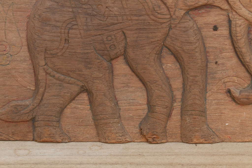 Engraved Traditional Elephant Carving