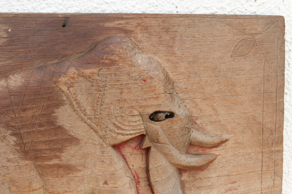 Antique Thai Elephant Architectural Fragment