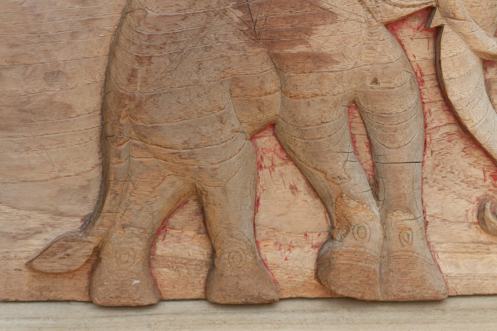 Antique Thai Elephant Architectural Fragment