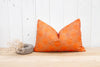 Clementine Silk Kantha Pillow