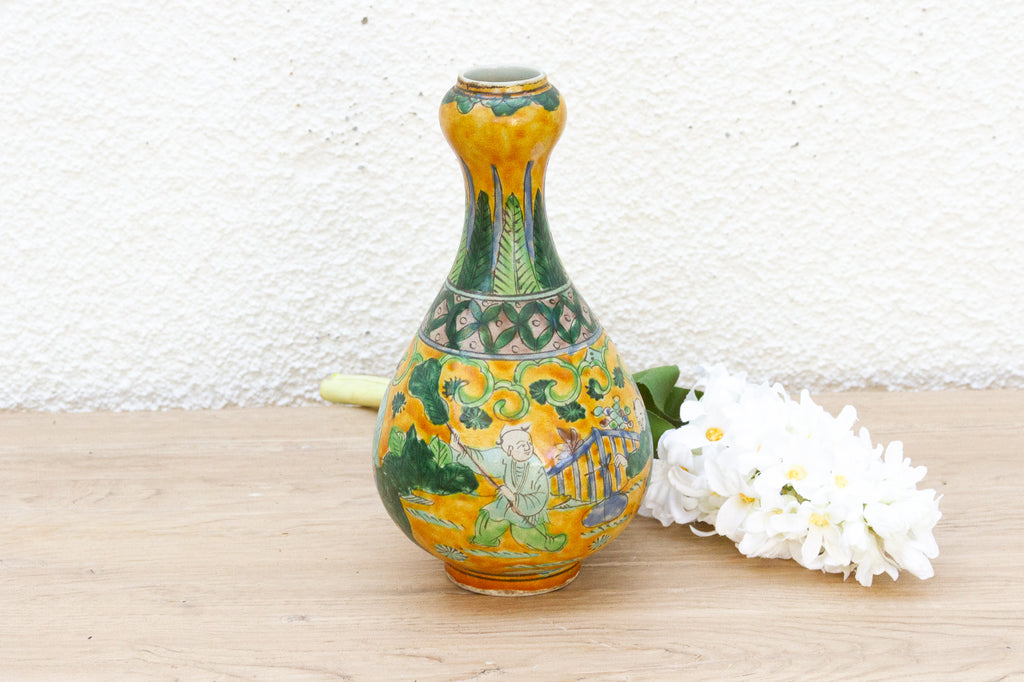 Antique Chinese Famille Rose Vase