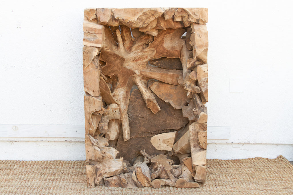 Organic Teak Root Mosaic Coffee Table (Trade)
