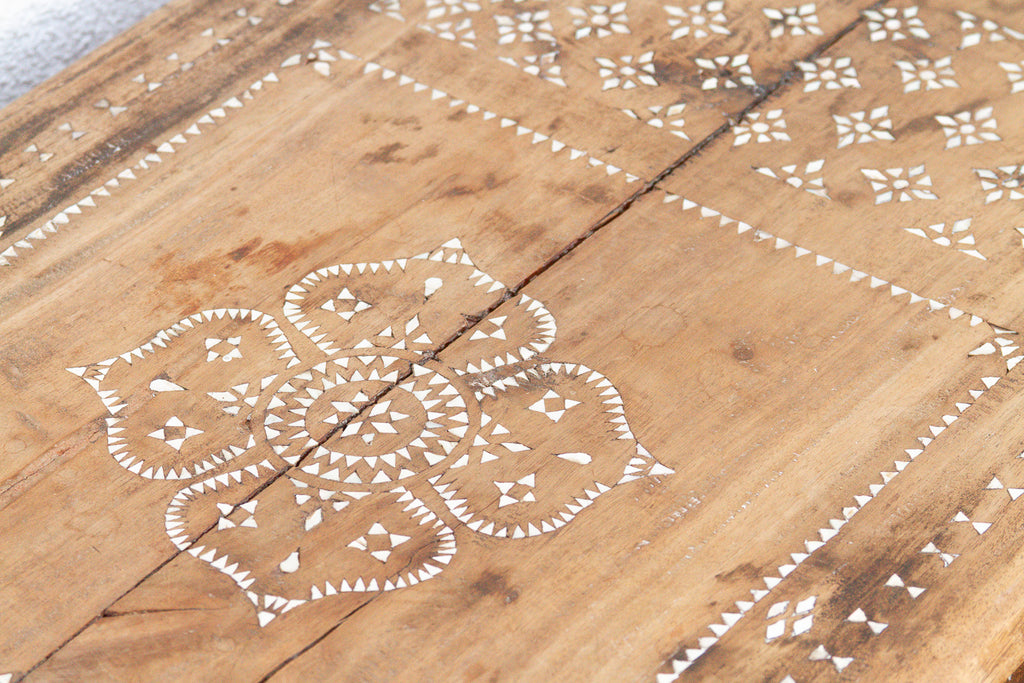 Floral Mandala Mother of Pearl Inlaid Chest (Trade)