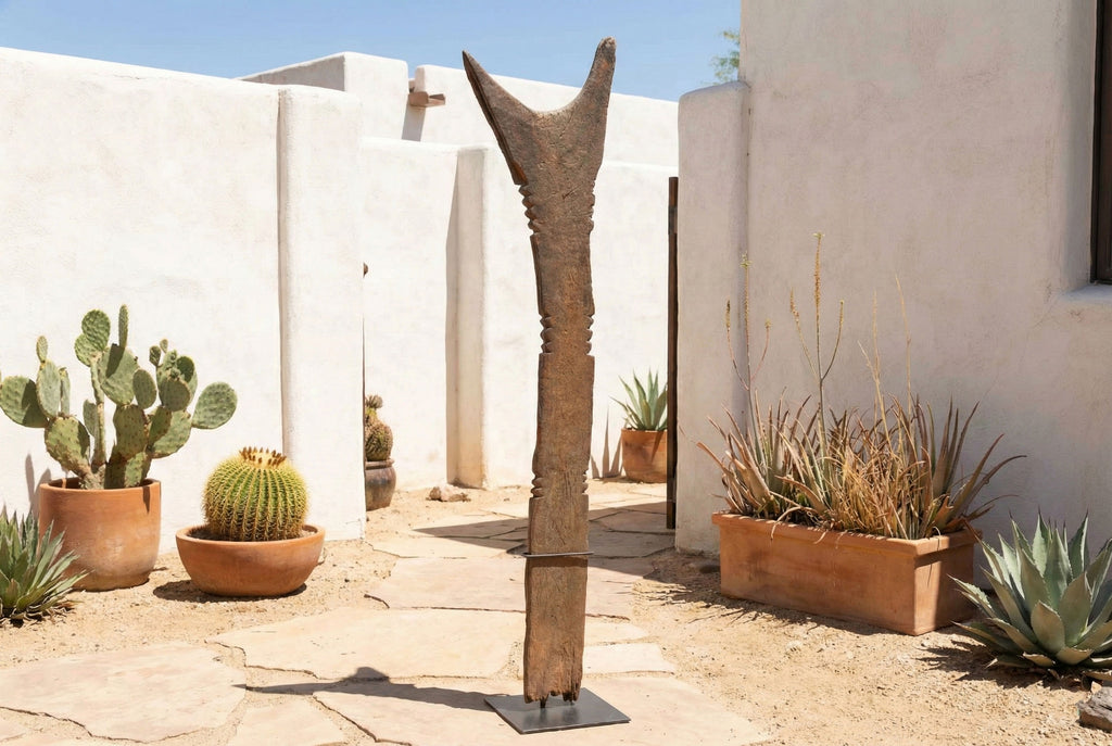 Imposing African Senufo House Post (Trade)