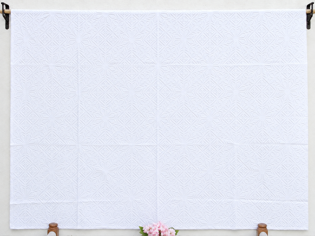 Jasmine Star Floral Cutwork Quilt