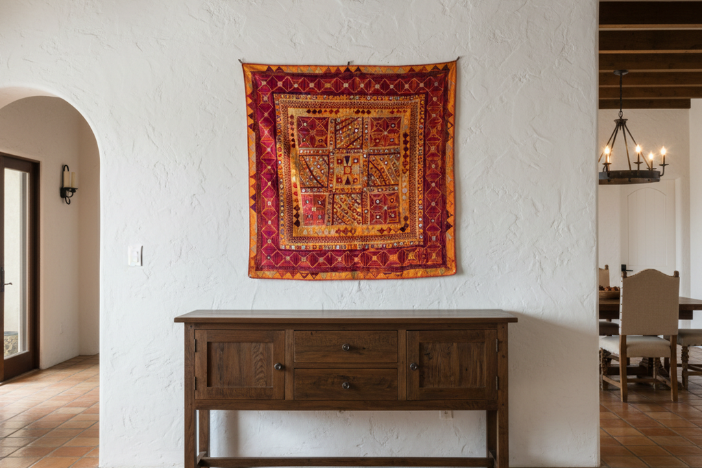 Royal Antique Silk Kutch Wall Tapestry (Trade)