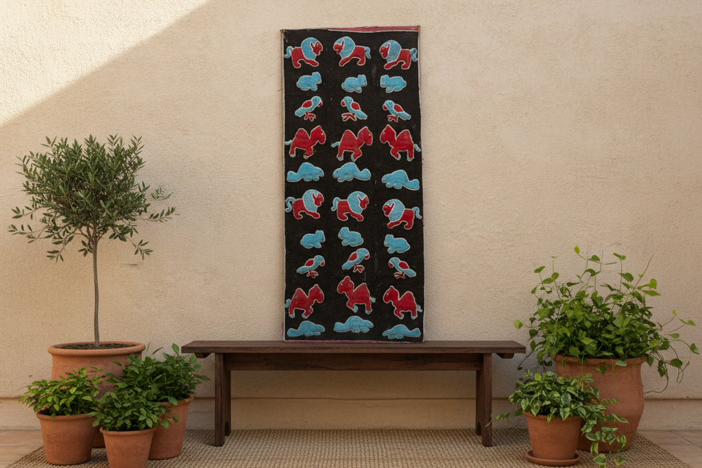 Tall African Wilderness Yoruba Panel