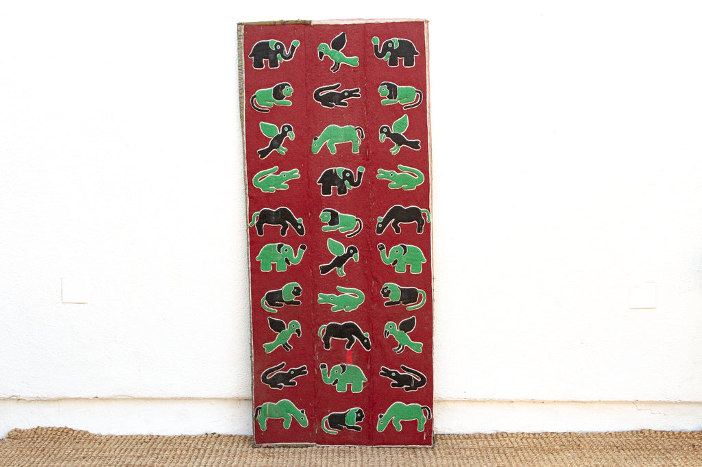 The Grand Savanna African Beaded Panel