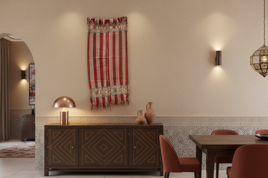 Vintage Stripe & Embroidered Huipil (Trade)