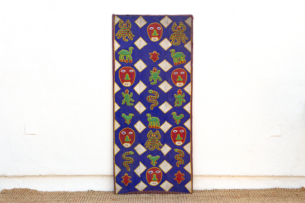 Vintage Yoruba Spirit Beaded Wall Panel (Trade)