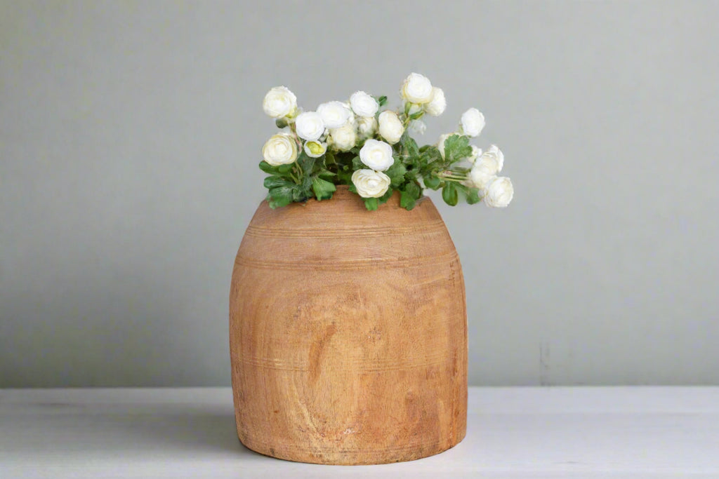 tribal plant pot Sahja Nepalese Tribal Ghee Pot– DE-COR