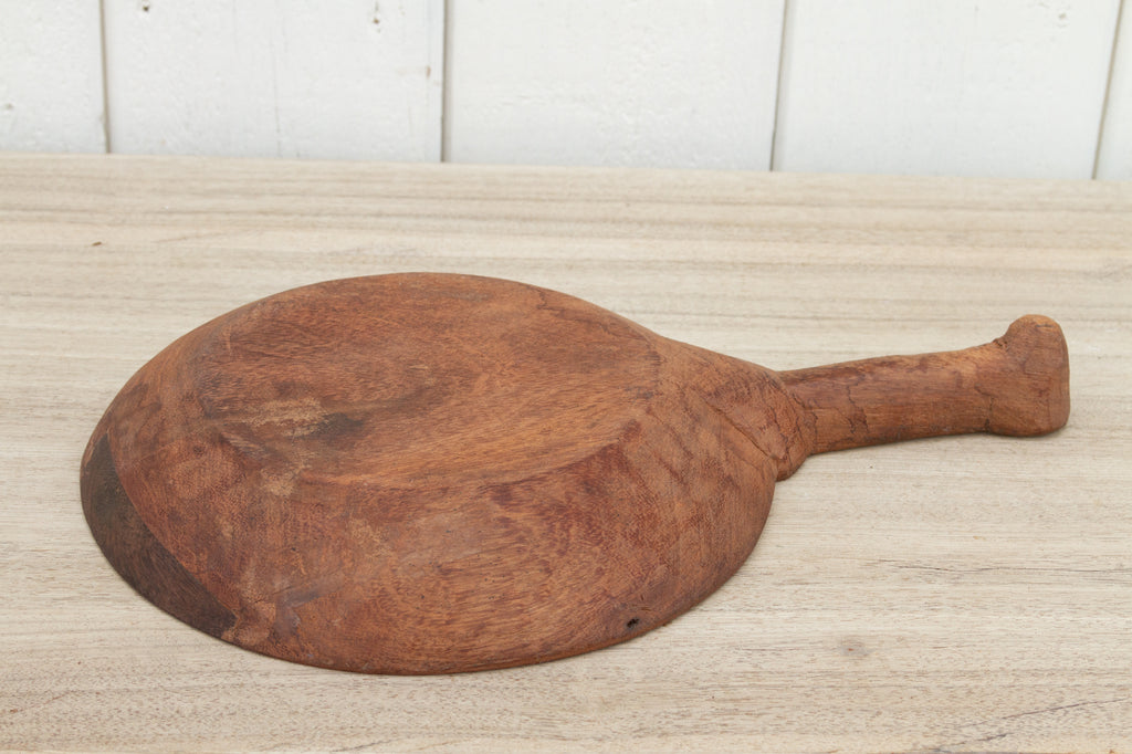 Organic Hand-carved Grain Scoop Bowl
