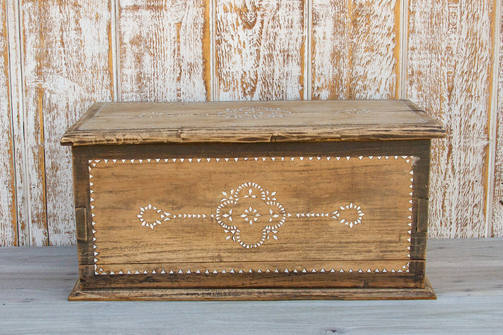 Mid Century Mother of Pearl Inlay Chest