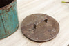 Small Antique Metal Grain Container (Trade)