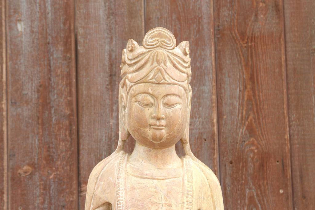 19th Century Chinese Stone Buddha
