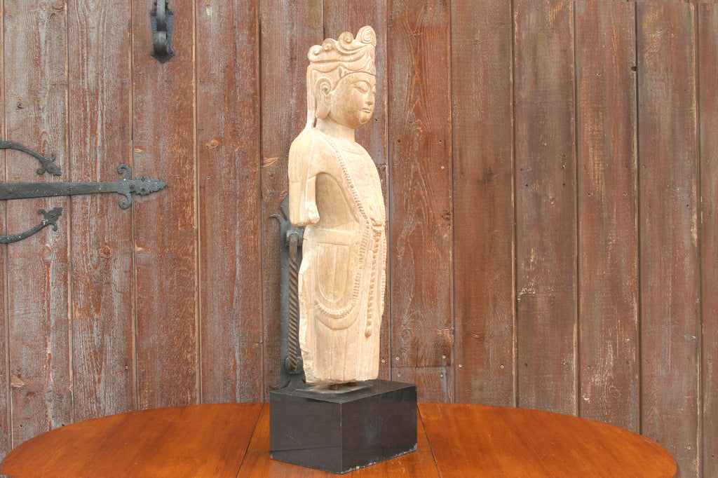 19th Century Chinese Stone Buddha