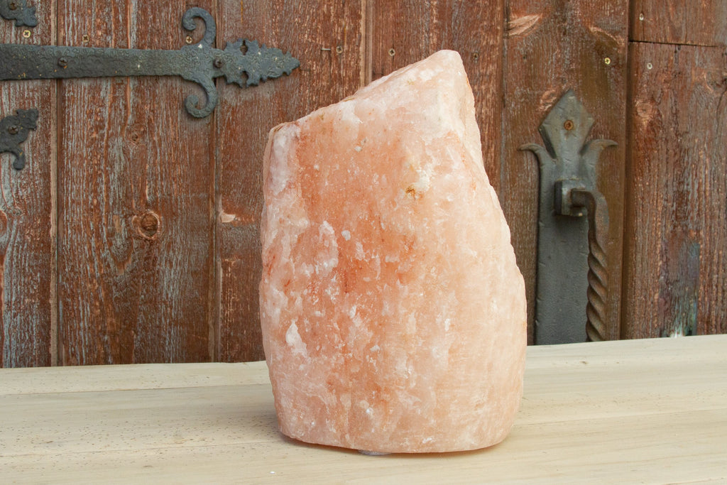 Pink Selenite Crystal Candle Holder (Trade)