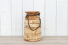 Vintage Rustic Bleached Wood Vase (Trade)
