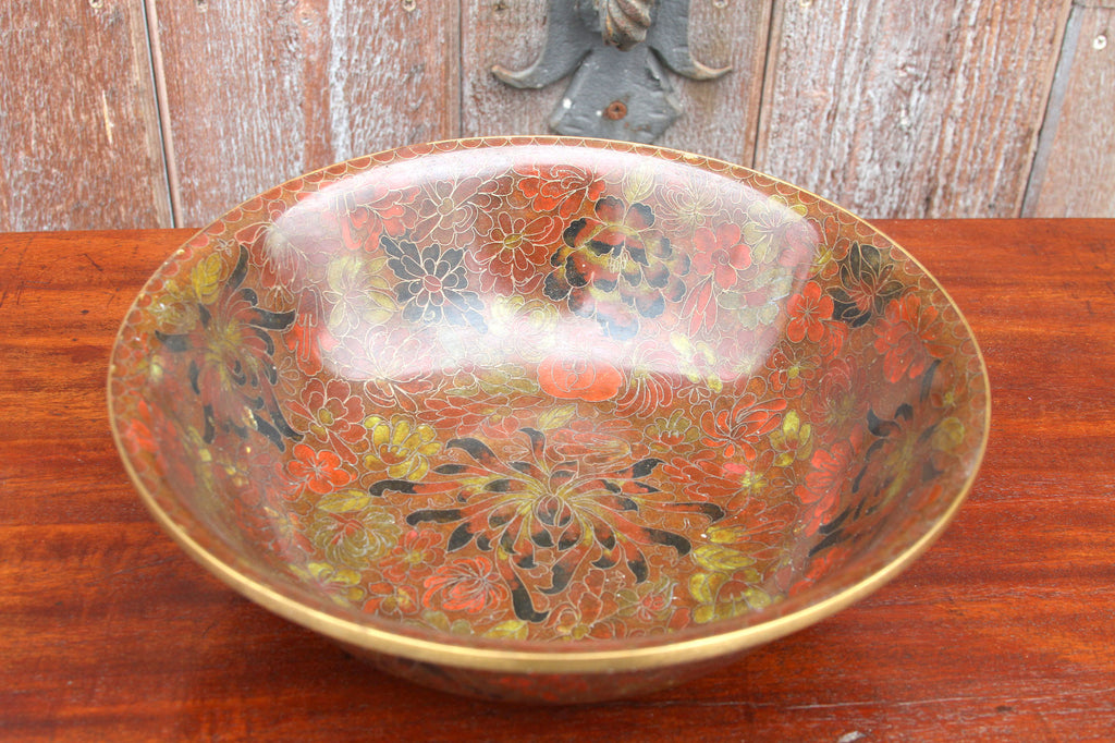 Outstanding Vintage Asian Cloisonne Bowl