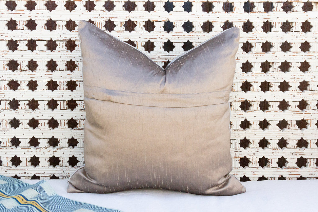 Silver Chakra Silk Small Pillow (Trade)