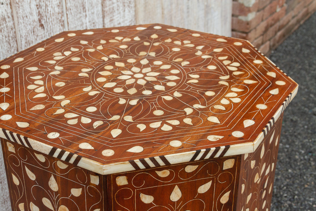 Mother of Pearl Inlay End Table